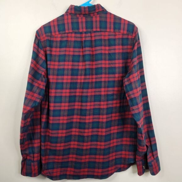 J. Crew Mens Slim Fit LS Cashmere Blend Gingham Print Button Down Shirt Medium - Picture 2 of 6